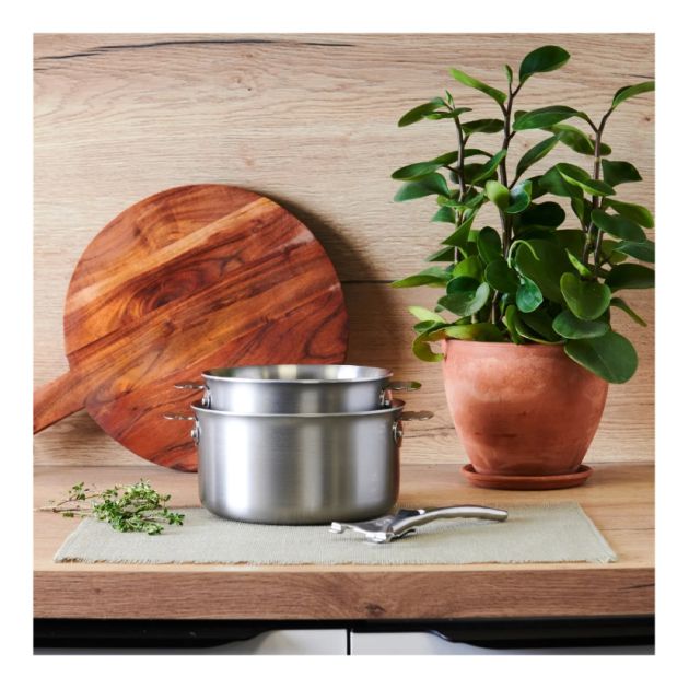 2 casseroles Ø 16 et 20 cm + Poignée Amovible Loqy  2 casseroles Ø 16 et 20 cm + Poignée Amovible Loqy