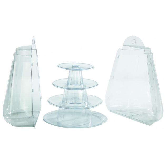 Mini Pyramide a Macarons pour transporter et presenter