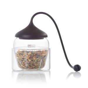 Boule à Thé en Verre Transparent 3,7 x 6 cm Adhoc Boule à Thé en Verre Transparent 3,7 x 6 cm Adhoc