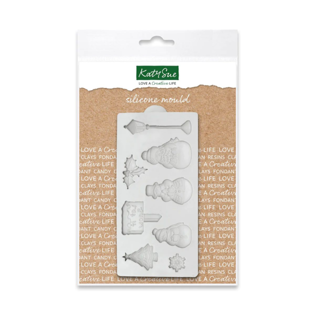 Moule Silicone Décors Hivernal (x8) Katy Sue