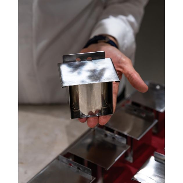 Moule en acier inoxydable Pavoni pour croissant géométrique Moule en acier inoxydable Pavoni pour croissant géométrique
