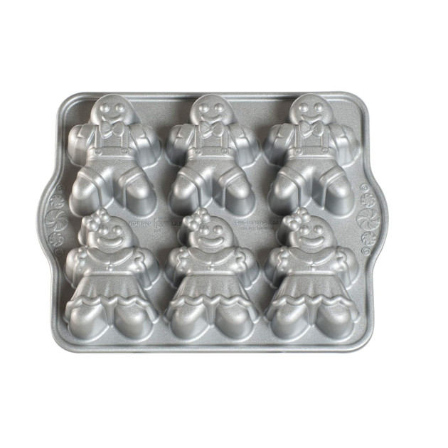 Moule à Gâteaux Bonhommes Pain d'Épices (x6) Silver Nordic Ware