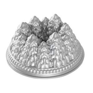 Moule à Gâteau Bundt Forêt de Sapins Silver Nordic Ware Moule à Gâteau Bundt Forêt de Sapins Silver Nordic Ware