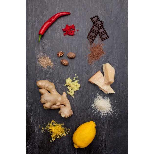 Résultat obtenu par la râpe à zeste Microplane Résultat obtenu par la râpe à zeste Microplane