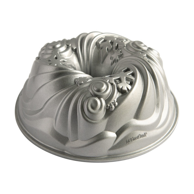 Moule à Gâteau Bundt Let It Snow Silver Nordic Ware