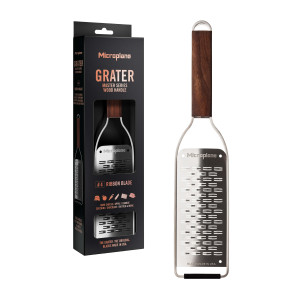 Râpe Double Tranchant Master Manche en Bois Microplane Râpe Double Tranchant Master Manche en Bois Microplane