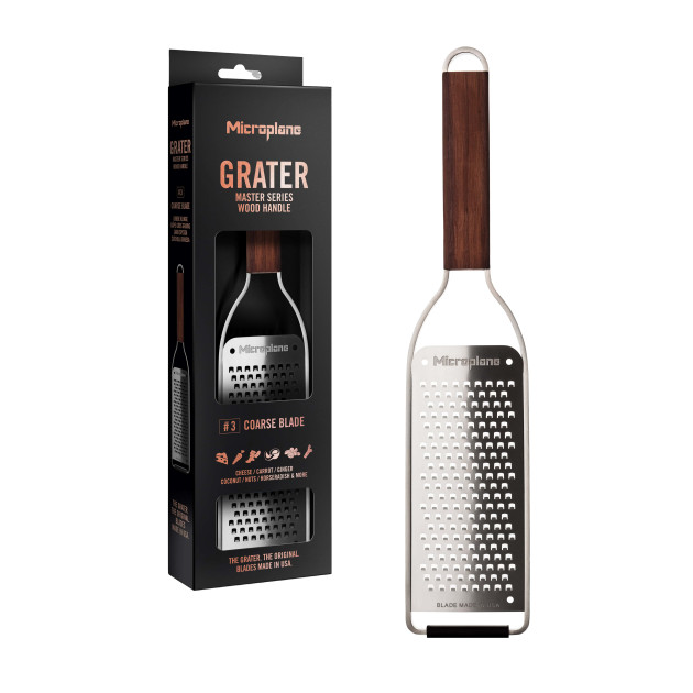 Râpe Gros Grains Master Manche en Bois Microplane