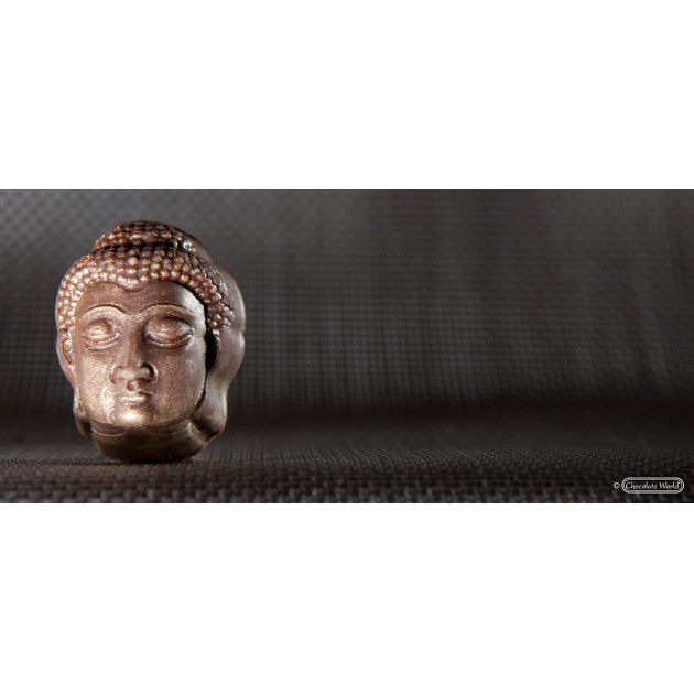 Presentation Zen de la Tete de Bouddha en chocolat