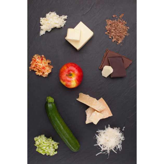 Résultat de la râpe de cuisine pro à double tranchant