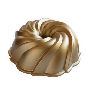Moule à Gâteau Bundt Tourbillon Gold Nordic Ware Moule à Gâteau Bundt Tourbillon Gold Nordic Ware