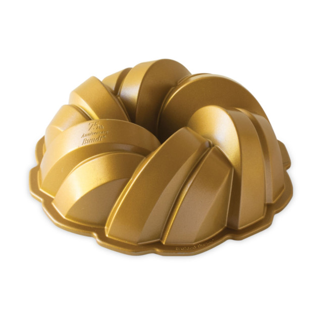 Moule à Gâteau Bundt Torsadé Gold Nordic Ware
