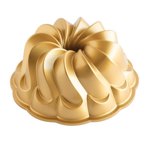 Moule à Gâteau Bundt Pirouette Gold Nordic Ware Moule à Gâteau Bundt Pirouette Gold Nordic Ware