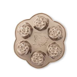 Moule à Gâteaux Roses (x6) Toffee Nordic Ware Moule à Gâteaux Roses (x6) Toffee Nordic Ware