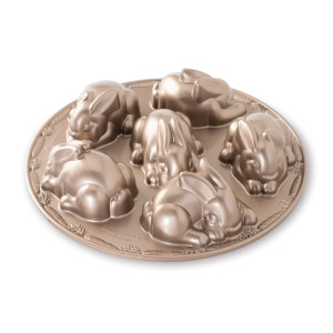 Moule à Gâteaux Lapins (x6) Toffee Nordic Ware Moule à Gâteaux Lapins (x6) Toffee Nordic Ware
