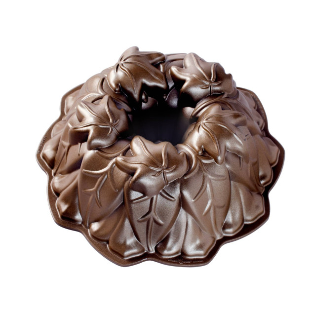 Moule à Gâteau Bundt Feuilles d'Automne Bronze Nordic Ware