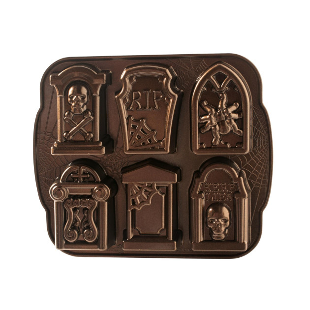 Moule à Gâteaux Pierres Tombales (x6) Bronze Nordic Ware