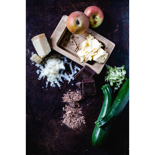 Résultat de râpe professionnelle inox avec un revêtement PVD noir