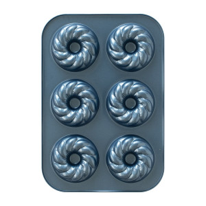 Moule à Gâteaux Donuts Torsadés (x6) Pro Cast Nordic Ware Moule à Gâteaux Donuts Torsadés (x6) Pro Cast Nordic Ware