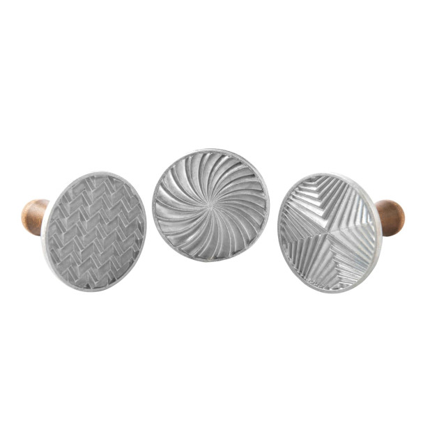 Tampons à Biscuits et Cookies Ronds Geo (x3) Nordic Ware