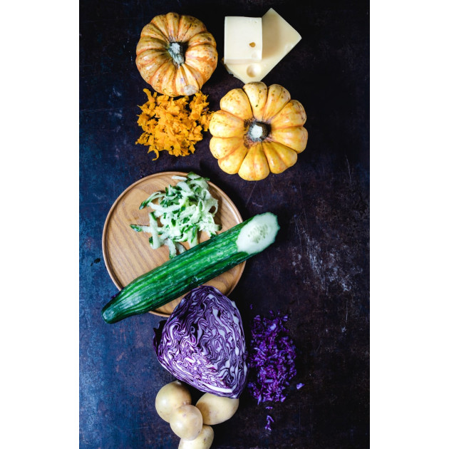 Résultat de la râpe à choux professionnelle Microplane Gourmet Résultat de la râpe à choux professionnelle Microplane Gourmet