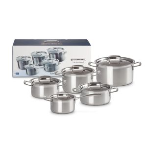 Batterie de Cuisine 5 Pièces Inox Le Creuset Batterie de Cuisine 5 Pièces Inox Le Creuset