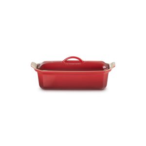 Terrine Rectangulaire avec presse 28 cm Cerise Le Creuset céramique Terrine Rectangulaire avec presse 28 cm Cerise Le Creuset céramique