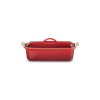 Terrine Rectangulaire avec presse 28 cm Cerise Le Creuset céramique