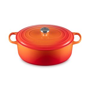 Cocotte en fonte Ovale 35 cm Volcanique Le Creuset Signature