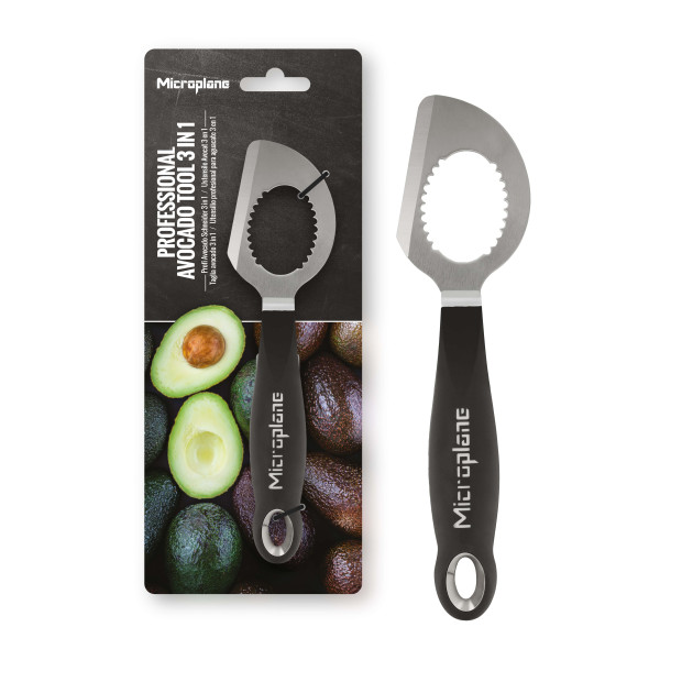 Coupe Avocat 3 en 1 Specialty Noir Microplane