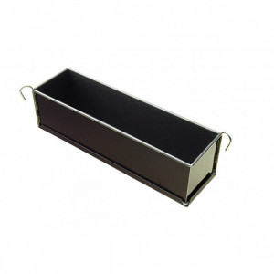 Moule à pâté croûte perforé inox Géo forme De Buyer 