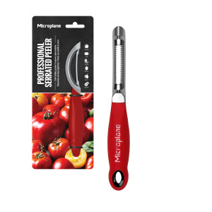 Économe à Lame Dentelée Specialty Rouge Microplane Économe à Lame Dentelée Specialty Rouge Microplane