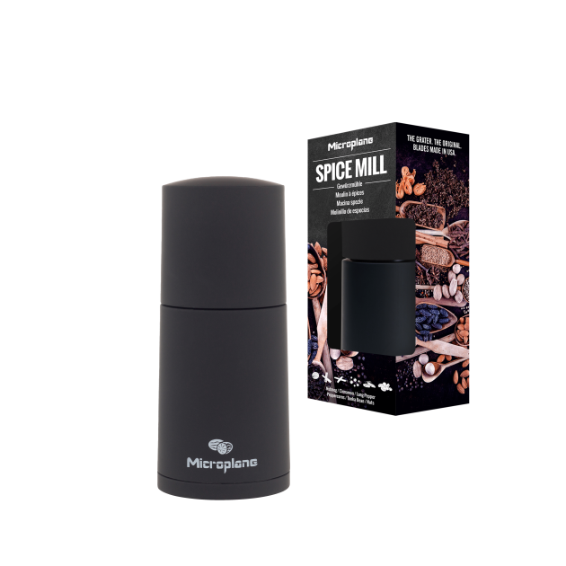 Moulin à Épices 2 en 1 Specialty Noir Microplane