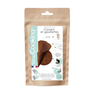 Préparation pour Gaufrettes et Cornets Chocolat 260 g Scrapcooking Préparation pour Gaufrettes et Cornets Chocolat 260 g Scrapcooking