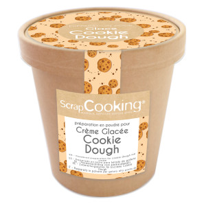 Pot de Préparation pour Glace Cookie Dough 110 g Scrapcooking Pot de Préparation pour Glace Cookie Dough 110 g Scrapcooking