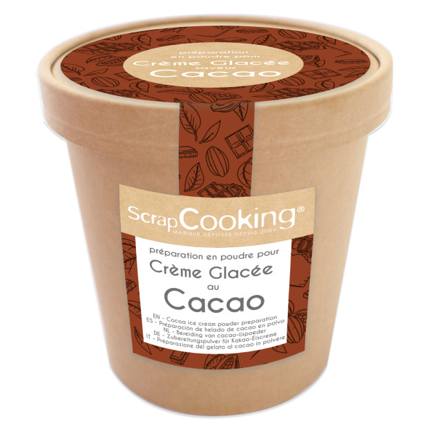 Pot de Préparation pour Glace Chocolat 185 g Scrapcooking