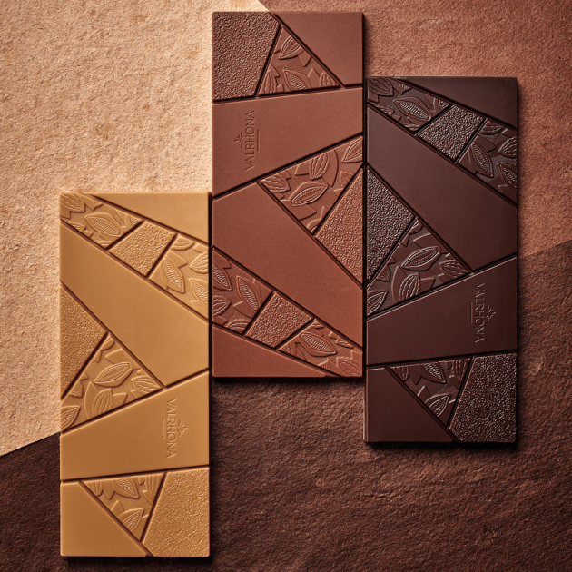 Chocolat Noir, Chocolat au Lait, Chocolat Dulcey Chocolat Noir, Chocolat au Lait, Chocolat Dulcey