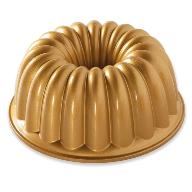 Moule à Gâteau Bundt Élégant Gold Nordic Ware