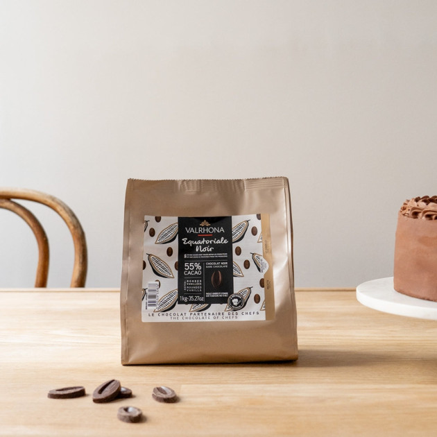 Chocolat de Couverture Noir Valrhona
