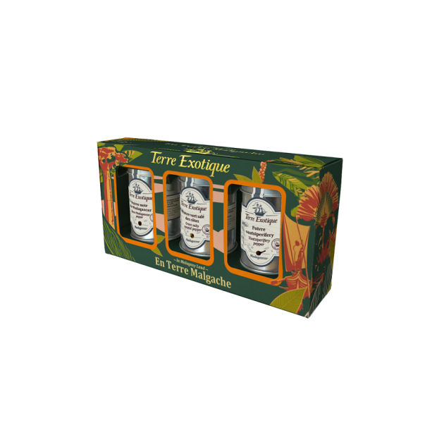 Terre Exotique - Coffret Poivres Terre Exotique - Coffret Poivres