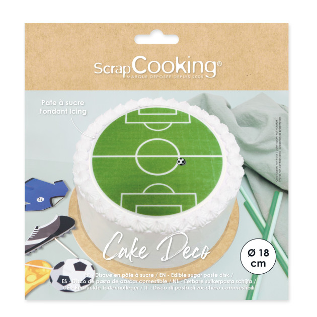 Disque Pâte à Sucre Foot Ø 18 cm Scrapcooking