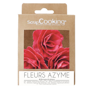 Fleurs Azyme Roses Royales Rouges (x3) Scrapcooking Fleurs Azyme Roses Royales Rouges (x3) Scrapcooking