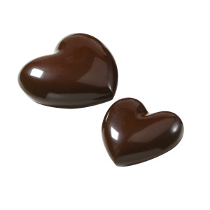 Moule à Chocolat Coeurs 8 cm et 10 cm Barry Moule à Chocolat Coeurs 8 cm et 10 cm Barry