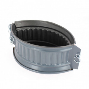Moule Ovale à Pâté Fond Exopan 18x11x7.5cm Moule Ovale à Pâté Fond Exopan 18x11x7.5cm