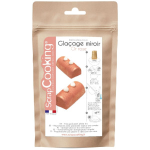 Glaçage Miroir Or Rose 220 g Scrapcooking Glaçage Miroir Or Rose 220 g Scrapcooking