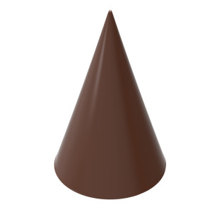 Moule Chocolat Aimanté Cône 12 cm Chocolate World Moule Chocolat Aimanté Cône 12 cm Chocolate World