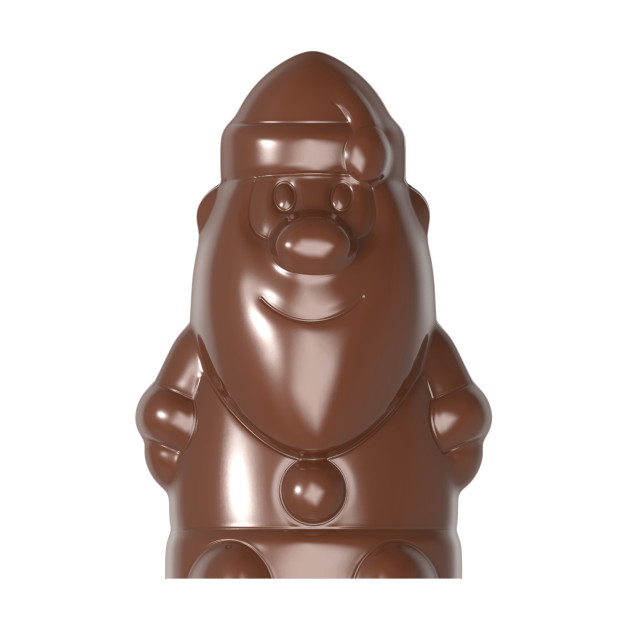 Moule Chocolat Aimanté Père Noël Simple 15 cm Chocolate World