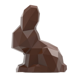 Moule Chocolat Aimanté Lapin Origami 17,5 cm Chocolate World Moule Chocolat Aimanté Lapin Origami 17,5 cm Chocolate World