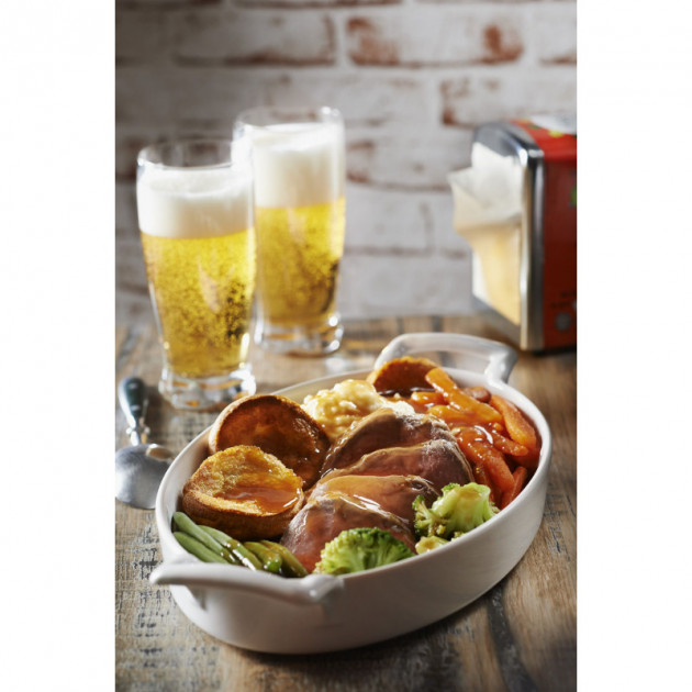 Recette servie dans un plat ovale Belle Cuisine Revol