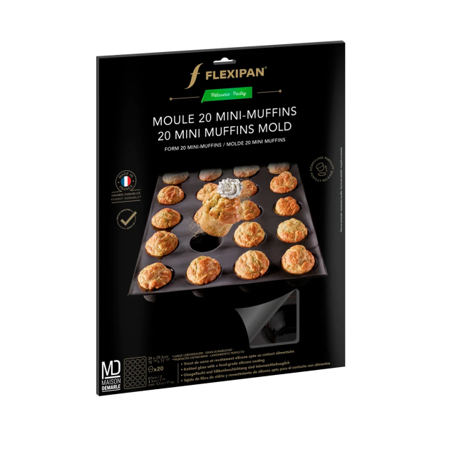 Moule à Muffins en Silicone Flexipan