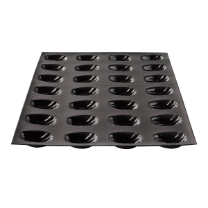 Moule Silicone 28 Mini Madeleines 5,5 x 3,5 cm Flexipan Demarle Moule Silicone 28 Mini Madeleines 5,5 x 3,5 cm Flexipan Demarle